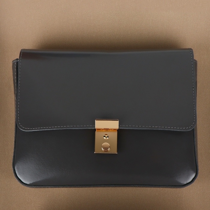 Застёжка для сумки, 3,5 &times; 2,6 см, цвет золотой