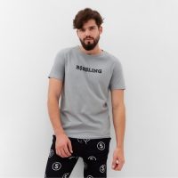 Пижама мужская KAFTAN "Bubbling" размер 50, черный