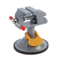 Мини-тиски алюминиевые ТУНДРА, крепление на присоске, поворотные на 180°, 35 мм Мини-тиски алюминиевые ТУНДРА, крепление на присоске, поворотные на 180°, 35 мм