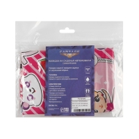 Накидка на сиденье автомобильное Cartage Маленькая принцесса, ПВХ, 60х45 см Накидка на сиденье автомобильное Cartage Маленькая принцесса, ПВХ, 60х45 см