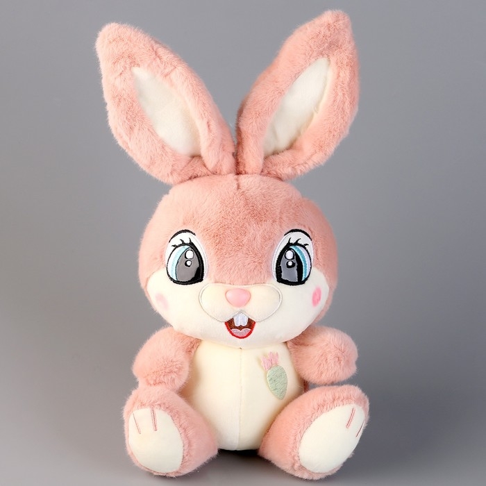 Мягкая игрушка &laquo;Зайка&raquo;, 21 см, розовая