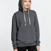 Толстовка с капюшоном Kirenga, темно-серая (графит), размер XS Толстовка с капюшоном Kirenga, темно-серая (графит), размер XS