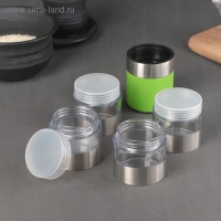 Мельница для специй «Этажи», 21×5 см, керамический механизм, цвет МИКС Мельница для специй «Этажи», 21×5 см, керамический механизм, цвет МИКС