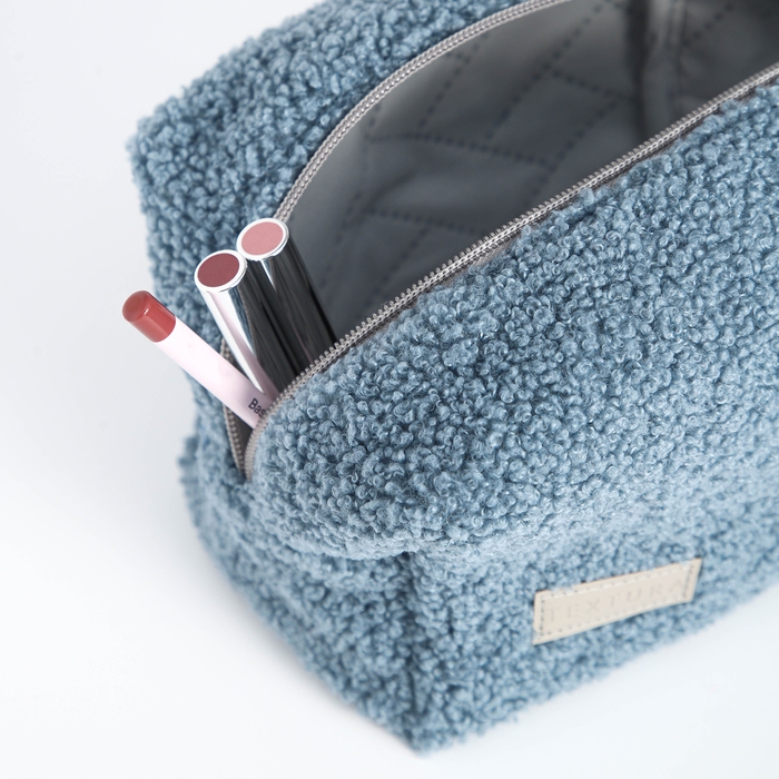 Косметичка на молнии, TEXTURA, цвет синий Косметичка на молнии, TEXTURA, цвет синий