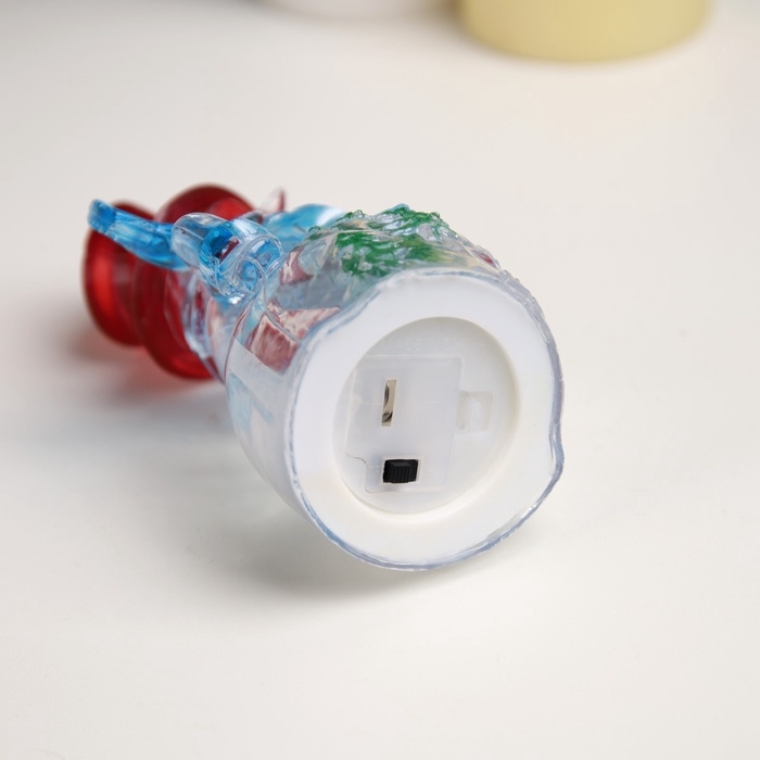 Ёлочная игрушка &laquo;Снеговик&raquo; 12 см, батарейки LR1133х3 (в комплекте), свечение мульти (RGB)