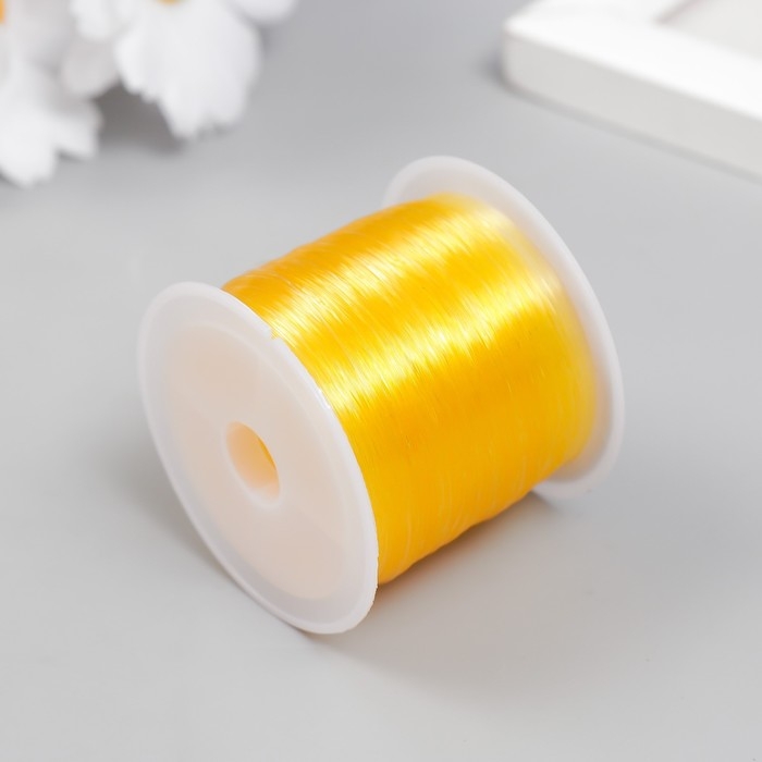 Леска для бисера 0,3 мм 100 м, золотой