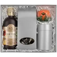 Коробка &laquo;Новогодняя история&raquo;, серебристая