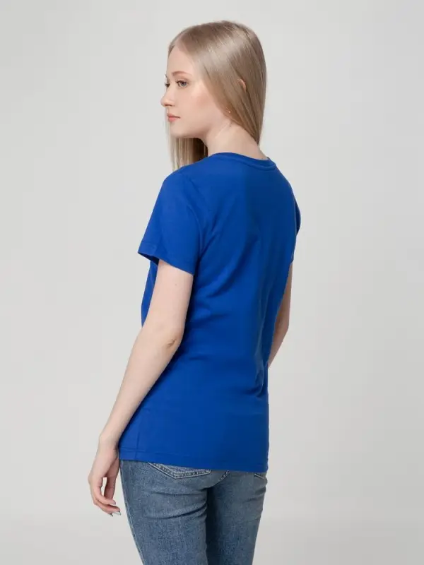 Футболка женская T-bolka Lady ярко-синяя, размер S Футболка женская T-bolka Lady ярко-синяя, размер S