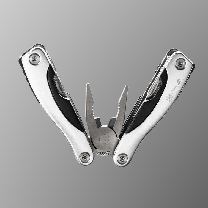 Мультитул Stinger с нейлоновым чехлом, 15 функций, сталь, алюминий, серебристый Мультитул Stinger с нейлоновым чехлом, 15 функций, сталь, алюминий, серебристый