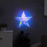 Светодиодная фигура &laquo;Звезда&raquo; 36 см, пластик, 220 В, свечение белое