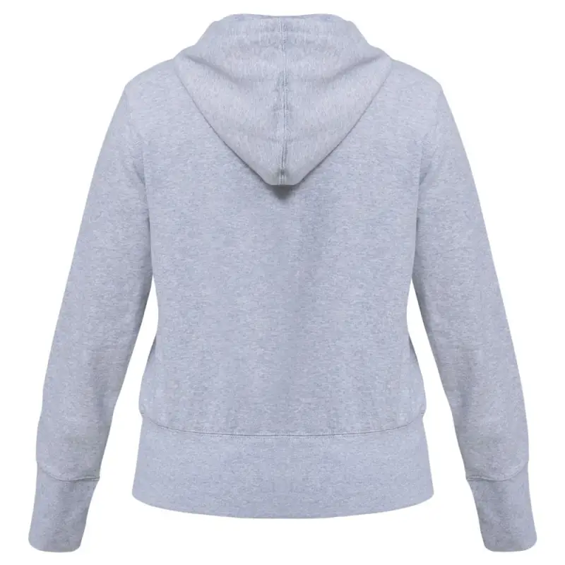 Толстовка женская Hooded Full Zip серый меланж, размер S Толстовка женская Hooded Full Zip серый меланж, размер S