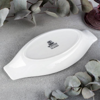 Форма для запекания фарфоровая Wilmax, 200 мл, 20&times;10 см, цвет белый