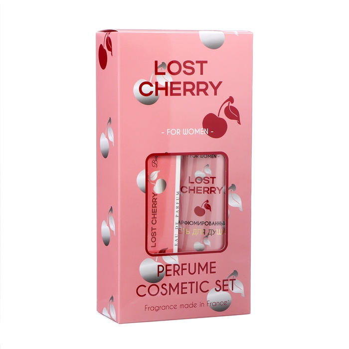 Подарочный набор косметики женский Lost Cherry: гель для душа, 250 мл + парфюмерная вода, 33 мл Подарочный набор косметики женский Lost Cherry: гель для душа, 250 мл + парфюмерная вода, 33 мл