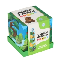Настольная игра &laquo;Умные кубики. Изучаем животных&raquo;, 1+