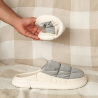 Тапочки мужские, размер 40-41, цвет серый Тапочки мужские, размер 40-41, цвет серый