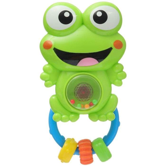 Музыкальная погремушка «Лягушка», светится, Крошка Я Музыкальная погремушка «Лягушка», светится, Крошка Я
