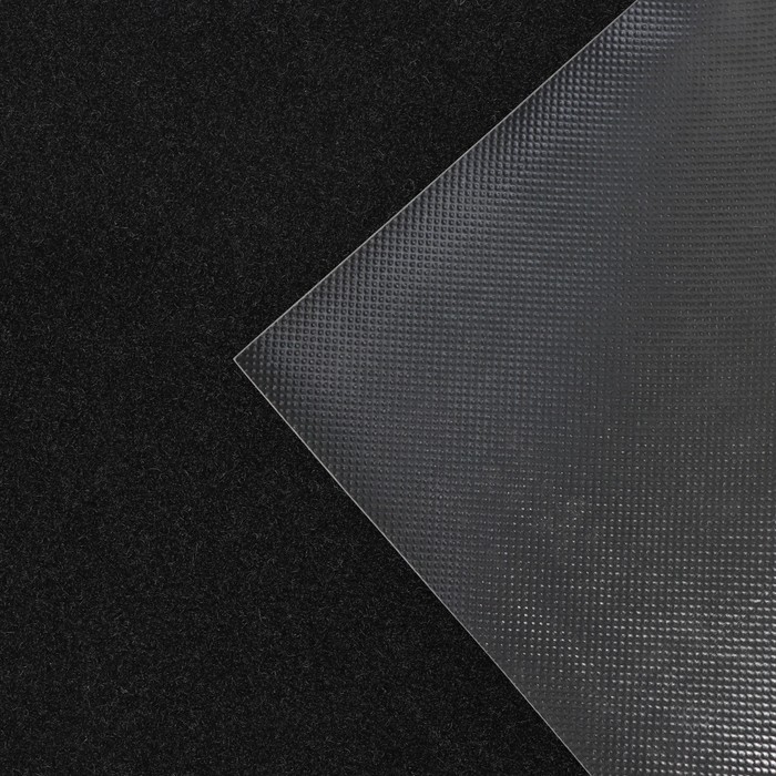 Коврик придверный влаговпитывающий Tuff, 80&times;50 см, цвет черный