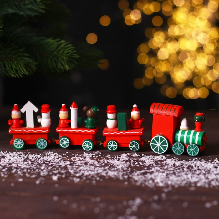Сувенир Сувенир "Новогодний поезд", 20 см
