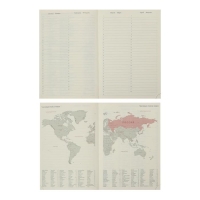 Ежедневник недатированный А5 160 листов, deVENTE. Wild, твердая обложка кожзам с поролоном, термо тиснение, перфорация, ляссе, кремовый блок 70 г/м2, коричневый