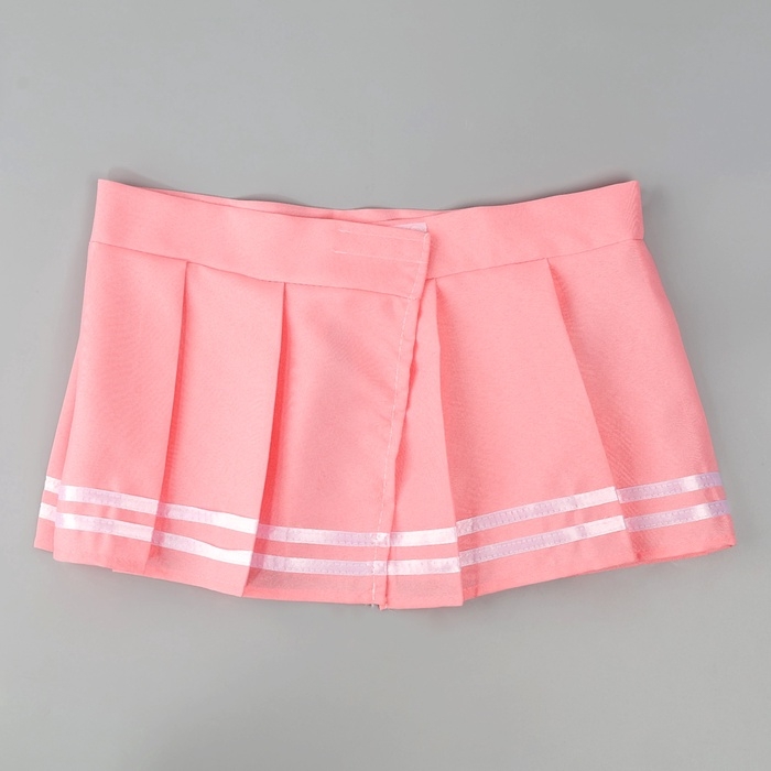 Карнавальный набор &laquo;Каваи тян&raquo;: топ, юбка на липучке, чулки, р-р 38-46, цвет розовый