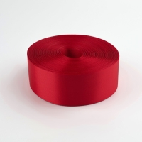 Лента атласная, 50 мм &times; 100 &plusmn; 5 м, цвет красный