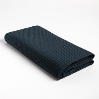 Полотенце вафельное Этель 70х140 см, цвет тёмно-зелёный металлик, 100% хлопок, 240 г/м2 Полотенце вафельное Этель 70х140 см, цвет тёмно-зелёный металлик, 100% хлопок, 240 г/м2