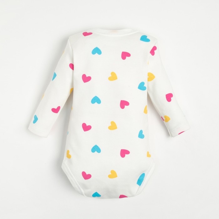 Комплект боди  с дл. рукавом Крошка Я Love, 3 шт., рост 68-74 см