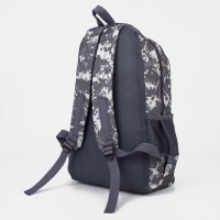 Рюкзак туристический, 16 л, отдел на молнии, 3 наружных кармана, &laquo;ЗФТС&raquo;, цвет серый/камуфляж