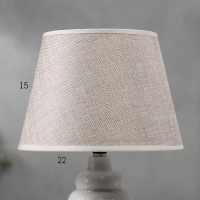 Лампа настольная 16238/1GR E14 40Вт серо-серебристый 22х22х34 см RISALUX