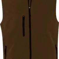 Жилет мужской софтшелл Rallye Men шоколадно-коричневый, размер S