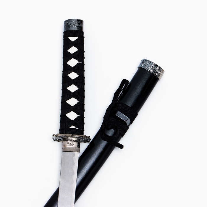 Сувенирное оружие Сувенирное оружие "Катана Нао" 77см, чёрный глянец, на подставке