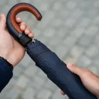 Складной зонт Palermo, темно-синий