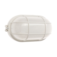 Светильник ЖКХ светодиодный, 6 Вт, IP54, 6500К, 220В, овал, пластик, белый