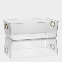 Контейнер для хранения &laquo;Нежность&raquo;, 29&times;20&times;10 см, цвет прозрачный