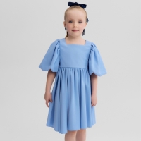 Платье для девочки, MINAKU :Party Dress, цвет голубой, рост 110 см