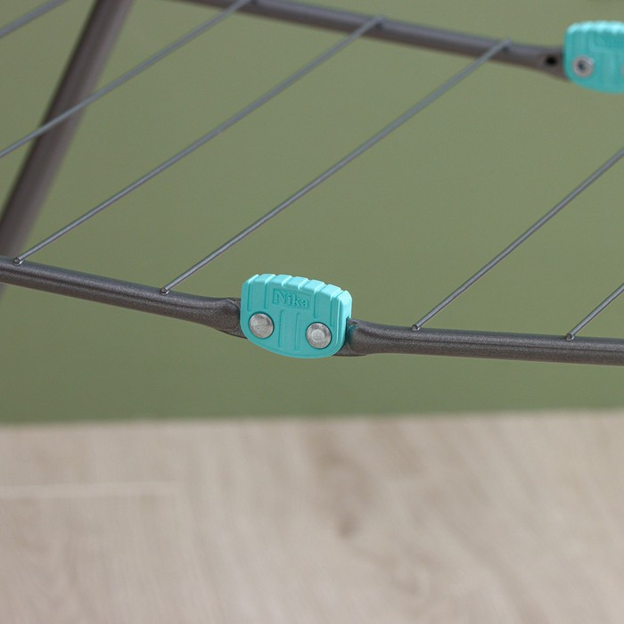 Сушилка для белья двухуровневая, 21 м, цвет серебряный