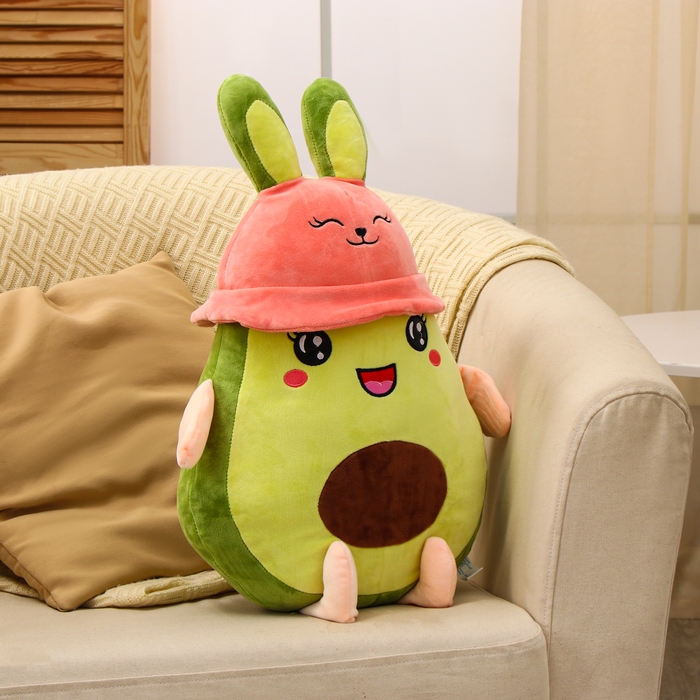 Мягкая игрушка «Авокадо», в шляпке, 55 см Мягкая игрушка «Авокадо», в шляпке, 55 см