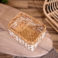 Корзина плетёная 32х22х17 см