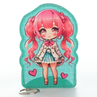 Кошелек детский "Аниме девочка", 8*11 см Кошелек детский "Аниме девочка", 8*11 см