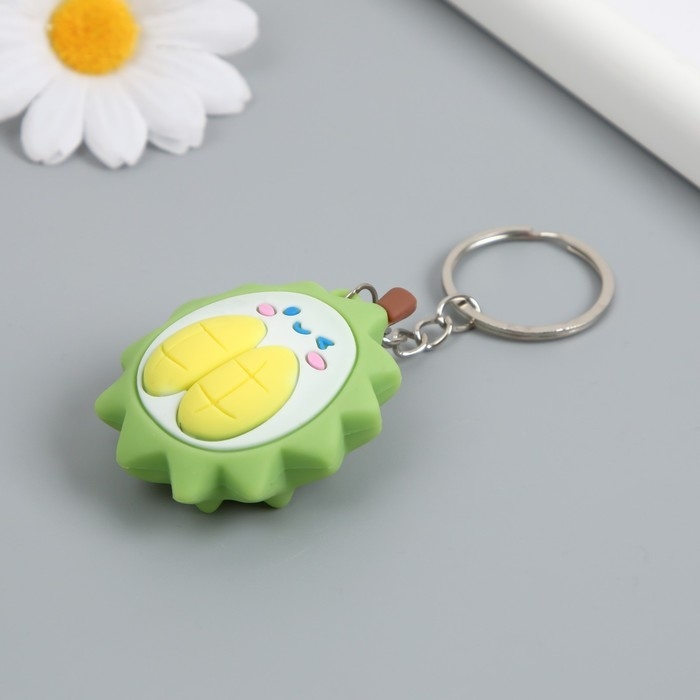 Брелок резина Брелок резина "Фруктик с рожицей" МИКС 5,7х4,3х2,5 см