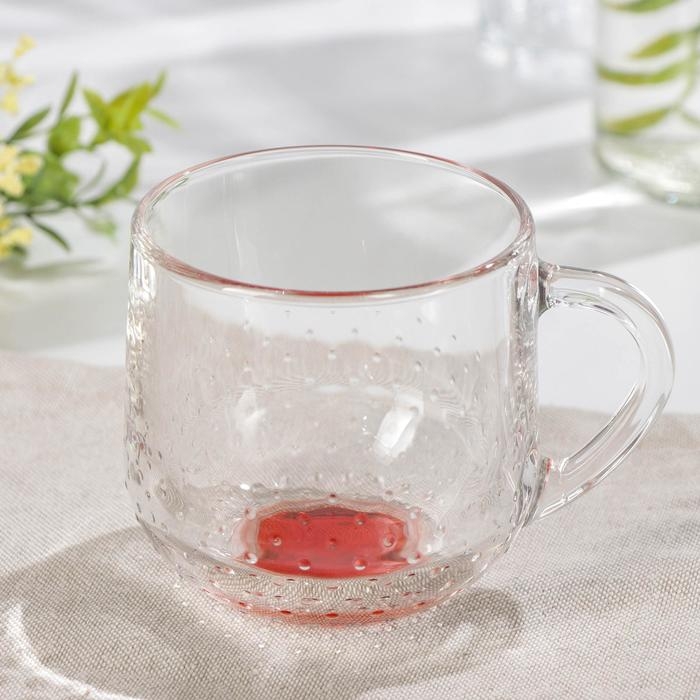 Кружка стеклянная &laquo;Грамине&raquo;, 300 мл, цвет МИКС