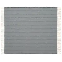 Плед &laquo;Сенеж&raquo;, серо-синий