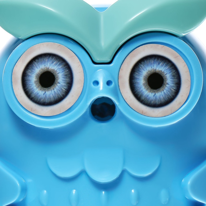 Точилка механическая с контейнером Сова Синяя Точилка механическая с контейнером Сова Синяя