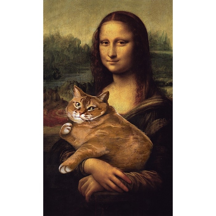 Картина по номерам панно &laquo;Кот на руках&raquo;, 30 х 50 см