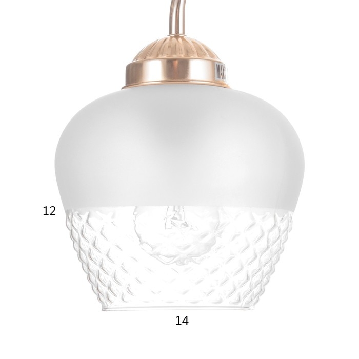 Бра Бра "Эбби" 1х60Вт Е27 Золото 23х12х18см