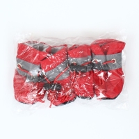 Ботинки для собак "Уют" с утяжкой, набор 4 шт, размер 1 (3, 5 х 2, 5 см), красные Ботинки для собак "Уют" с утяжкой, набор 4 шт, размер 1 (3, 5 х 2, 5 см), красные