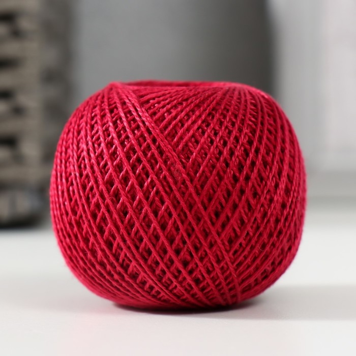 Нитки вязальные "Ирис" 150м/25гр 100% мерсеризованный хлопок цвет 1204