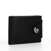 Портмоне мужское на магните, отдел для купюр, карт, монет, цвет чёрный Портмоне мужское на магните, отдел для купюр, карт, монет, цвет чёрный