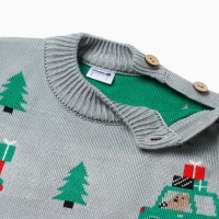 Комплект вязаный Крошка Я &laquo;Машинки&raquo;, рост 68-74 см