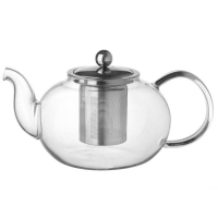 Чайник стеклянный заварочный с металлическим ситом &laquo;Калиопа&raquo;, 1 л